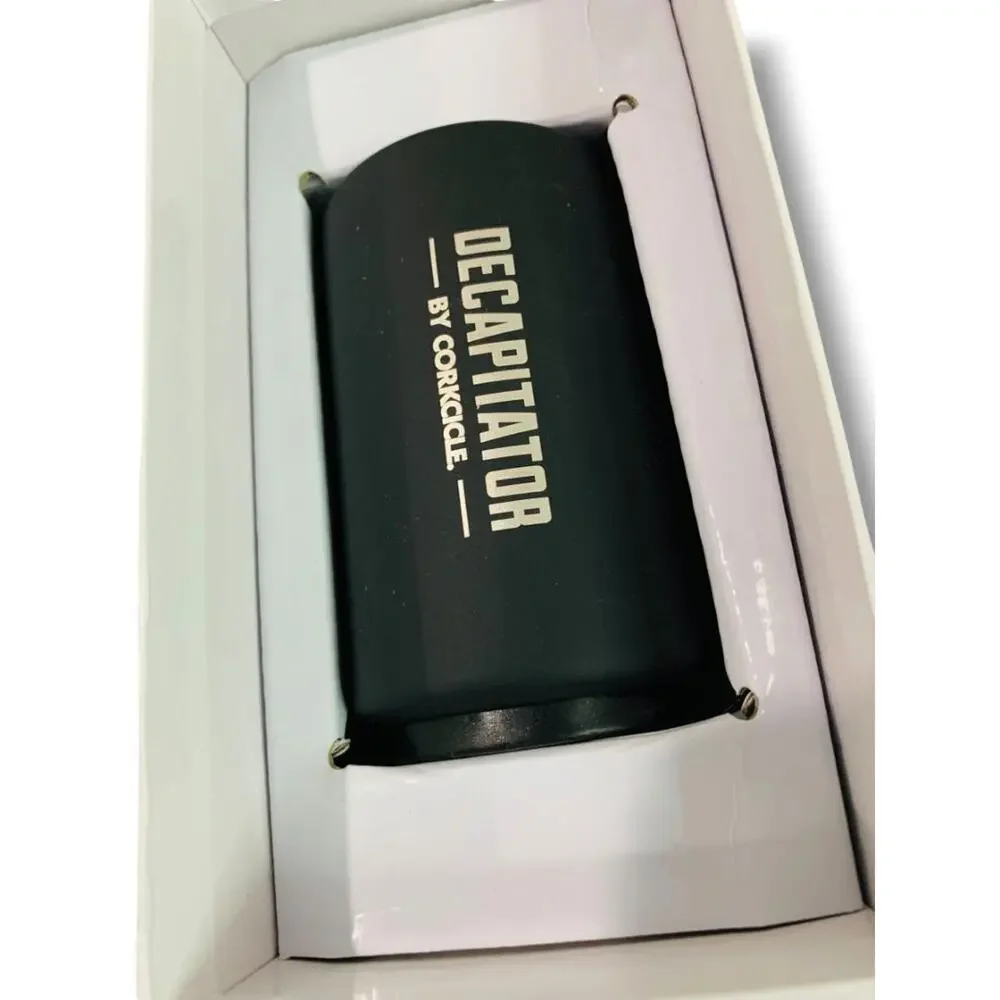 Corkcicle Decapitator Bottle Opener Matte Black in Box